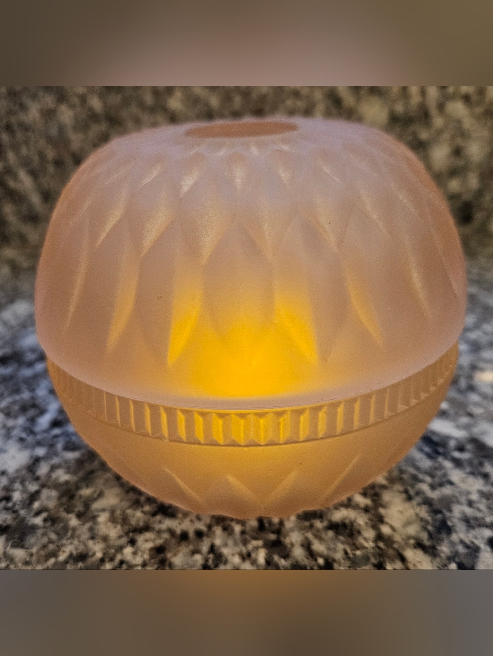 Vintage Indiana Glass Fary Lamp - Picture 2 of 5